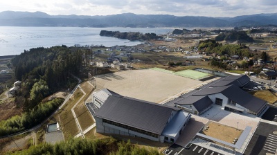 陸前高田市立高田東中学校(写真:吉田 誠)